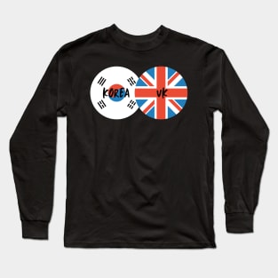 Korean British - Korea, United Kingdom Long Sleeve T-Shirt